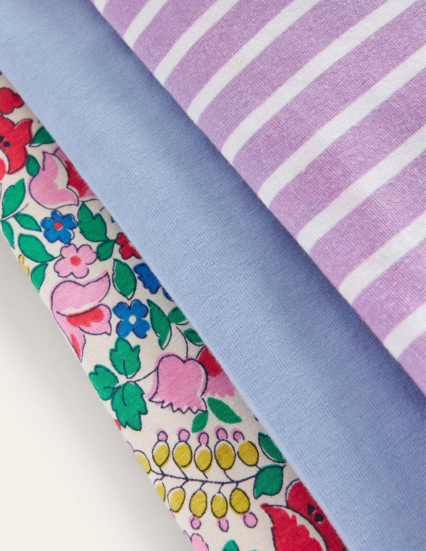 3-Pack Cycling Shorts-Multi Floral/Stripe