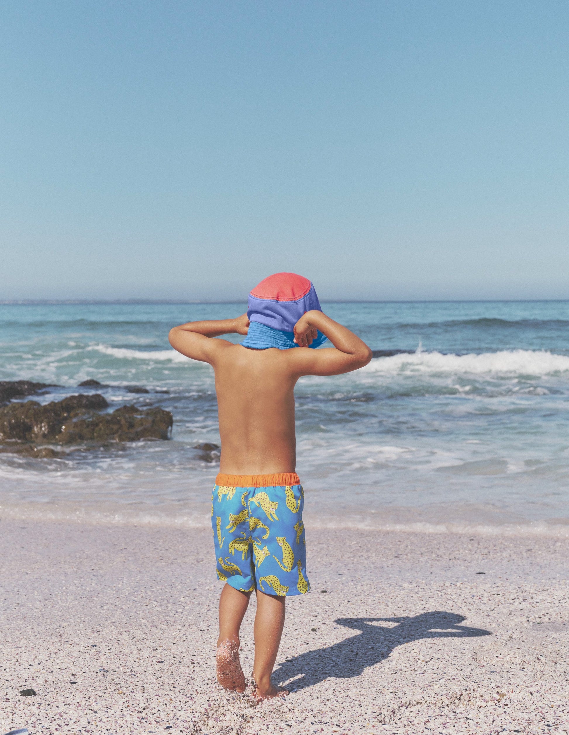 Swim Shorts-Greek Blue Leopard-4