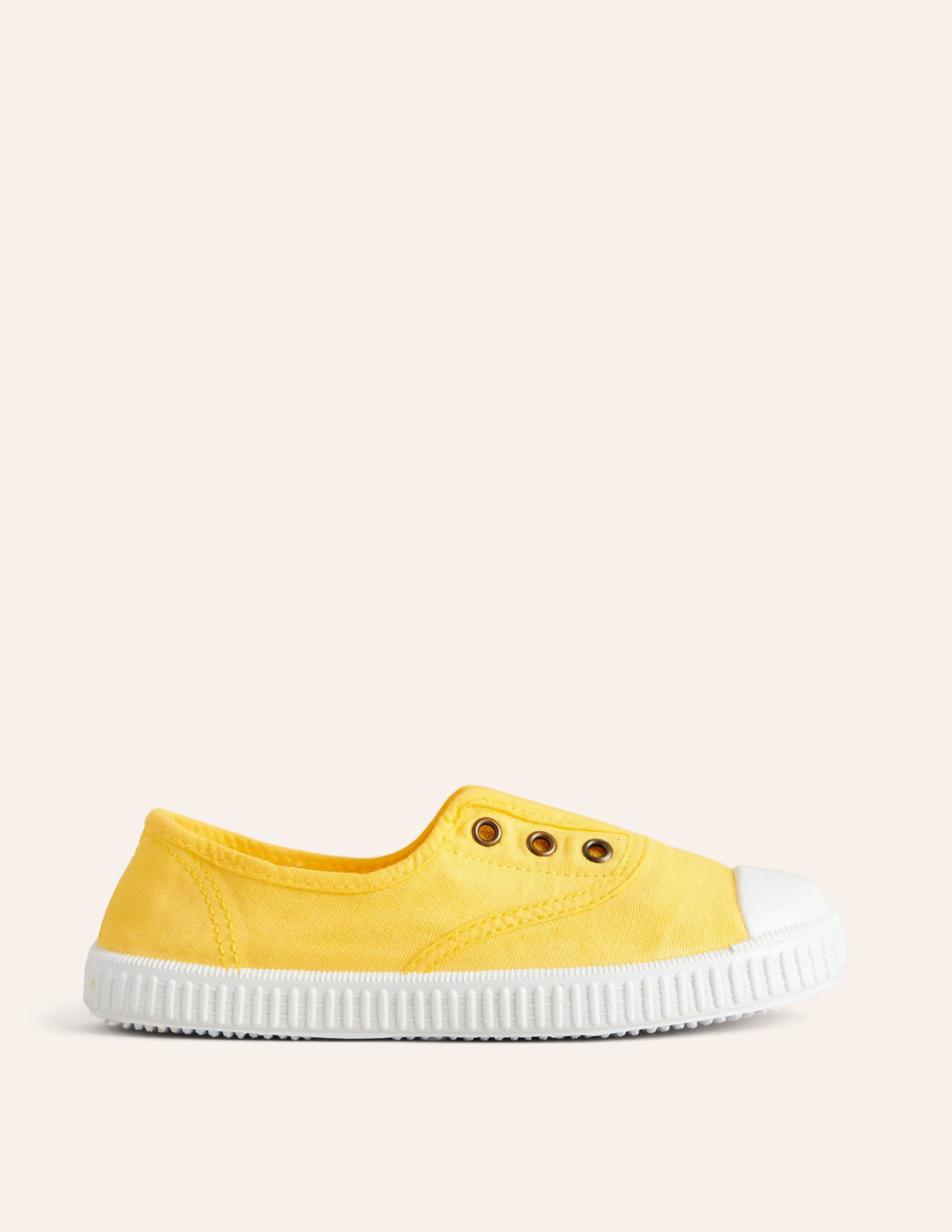 Laceless Canvas Pull-ons-Soft Lemon-1