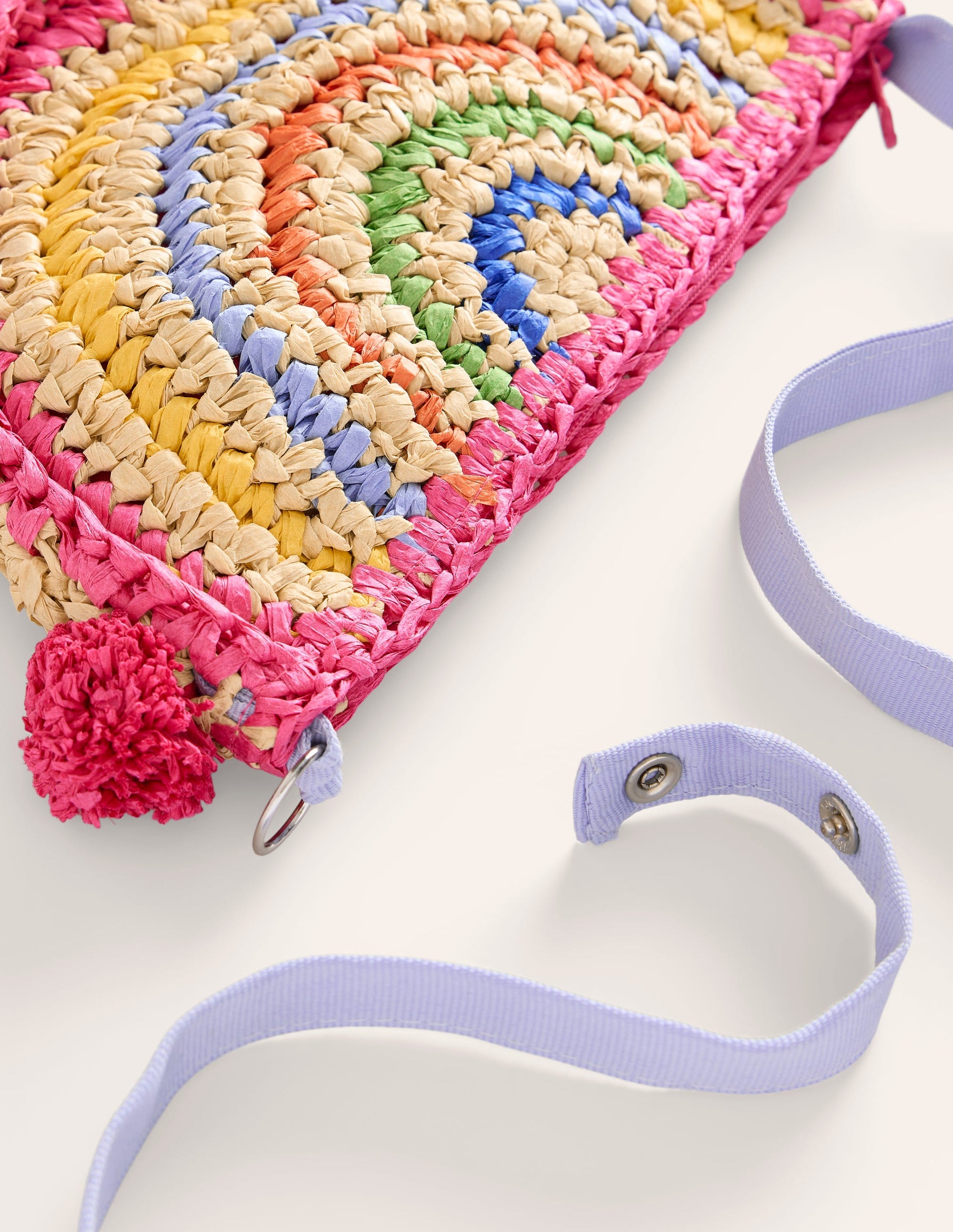 Straw Rainbow Bag-Multi Rainbow-2