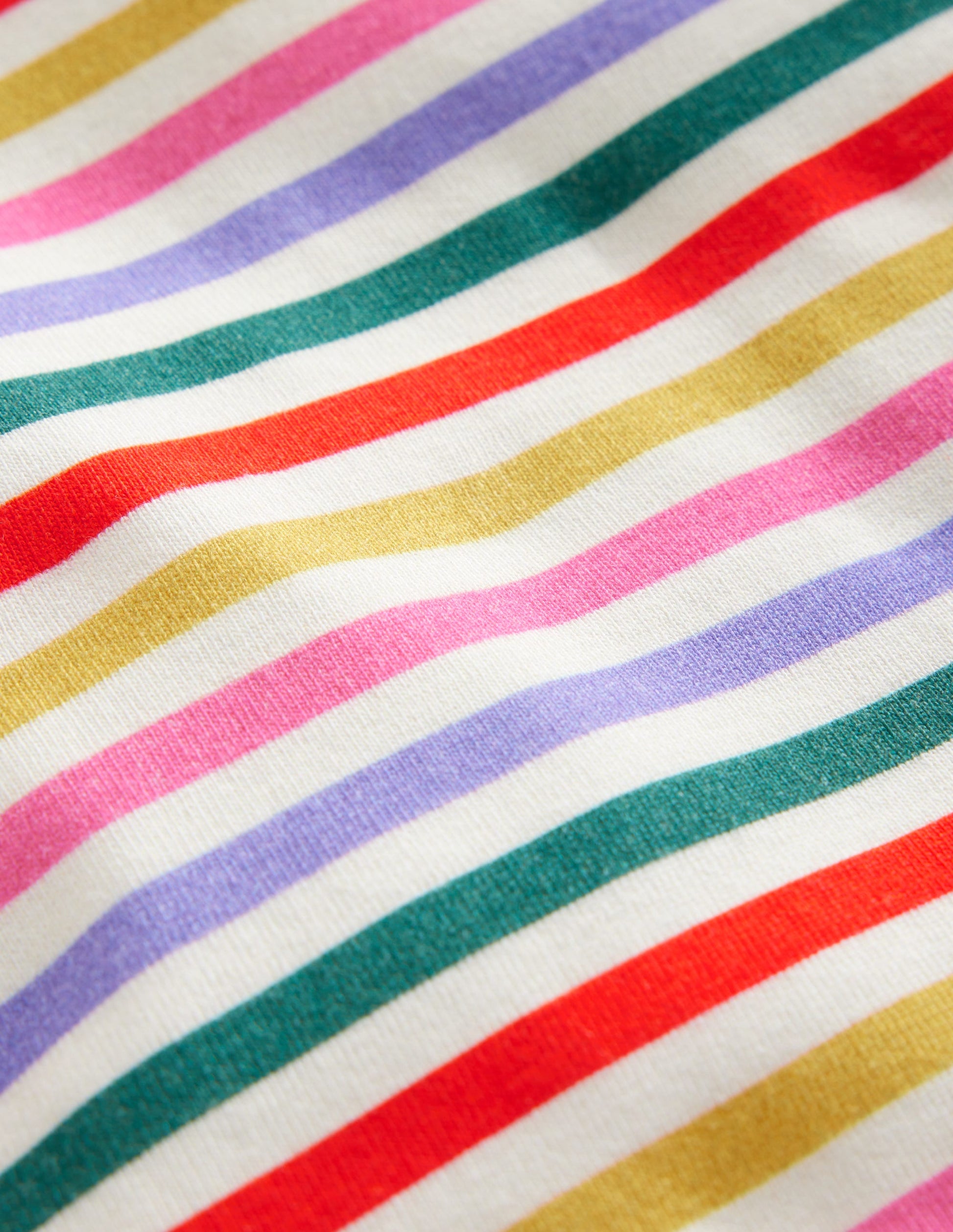 Super Soft Roll Neck Top-Multi Stripe-3