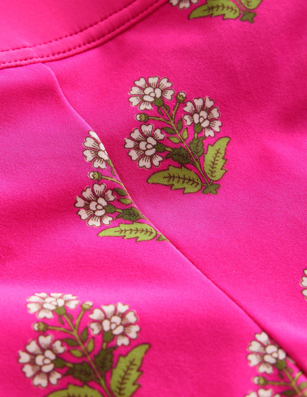 Patterned Swim Shorts-Pink Small Woodblock-3