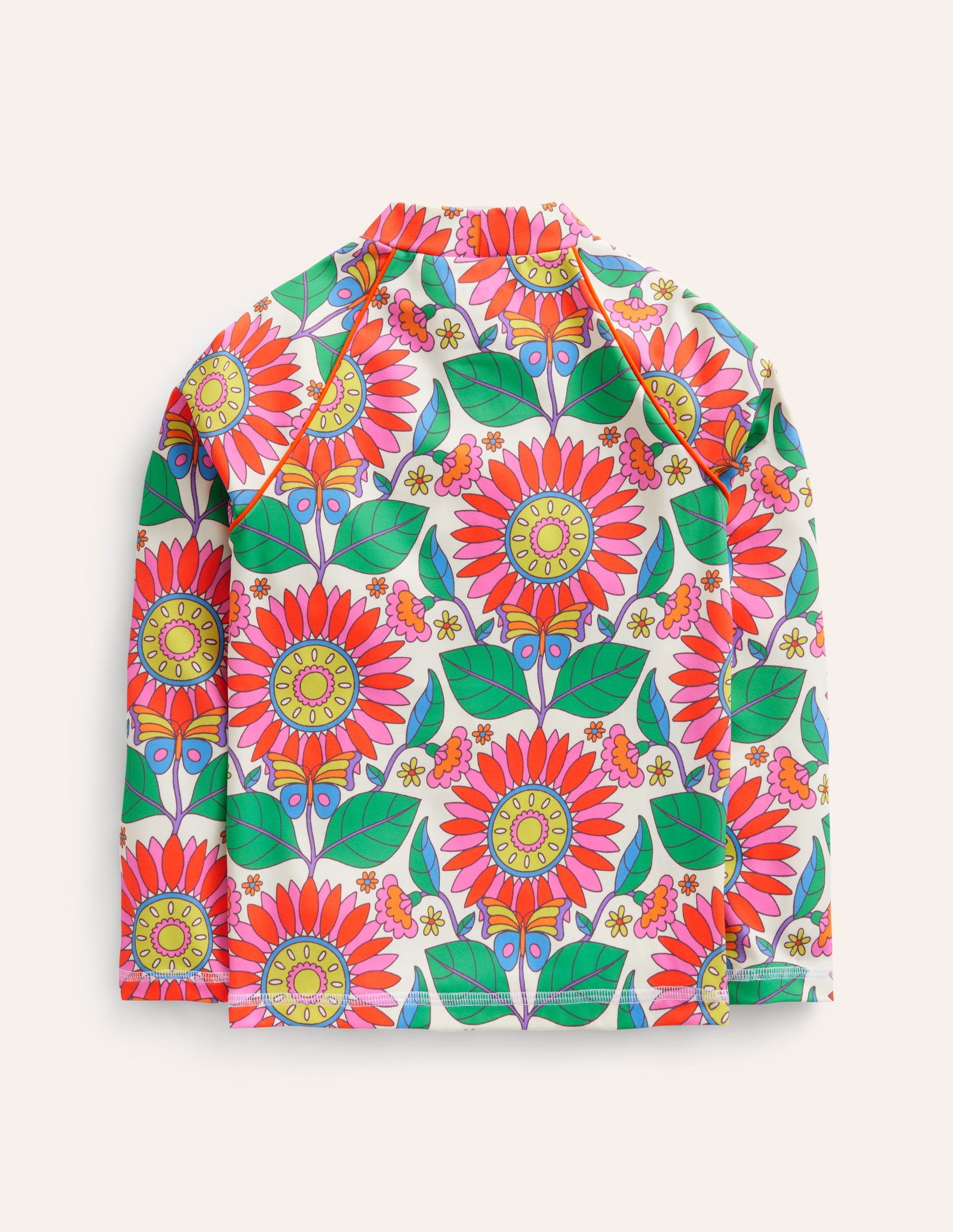 Patterned Rash Vest-Multi Daisy Vine-2