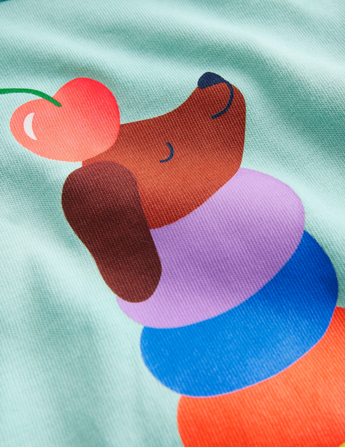 Printed Graphic T-Shirt-Fountain Green Ice Cream - Image 3