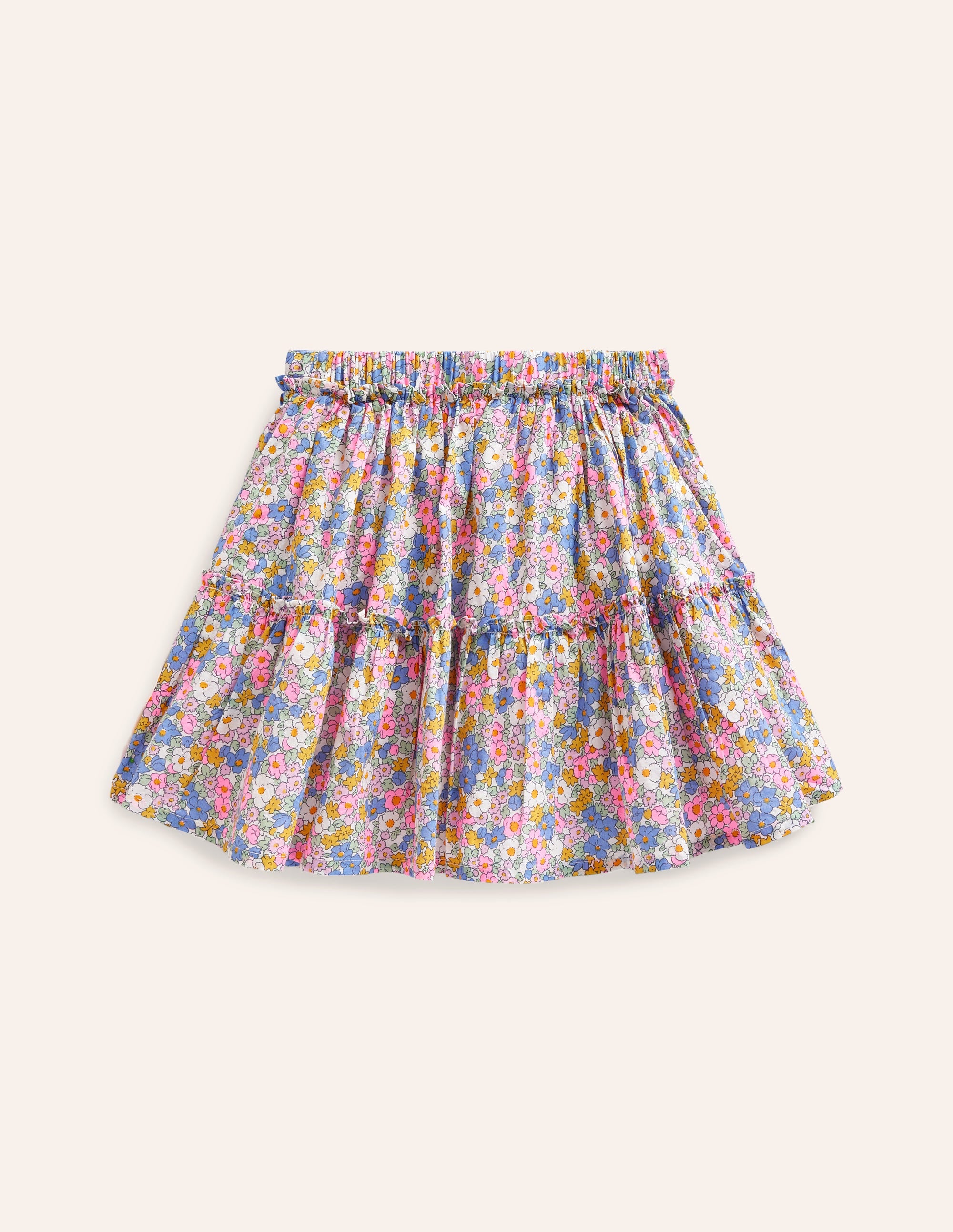 Appliqué Skirt-Festival Pink Nautical Cats - Image 2