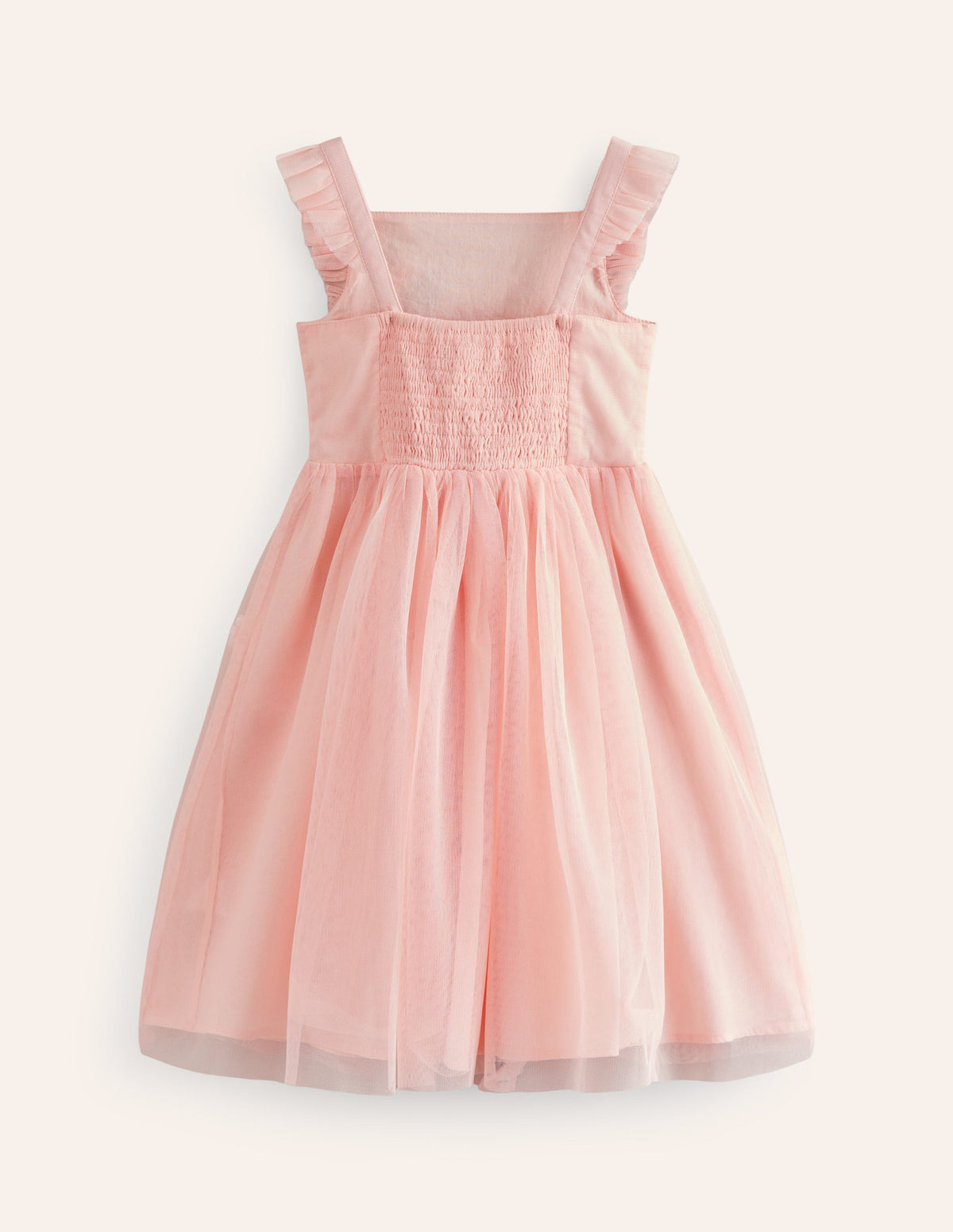 Appliqué Tulle Dress-Provence Dusty Pink Bugs-2