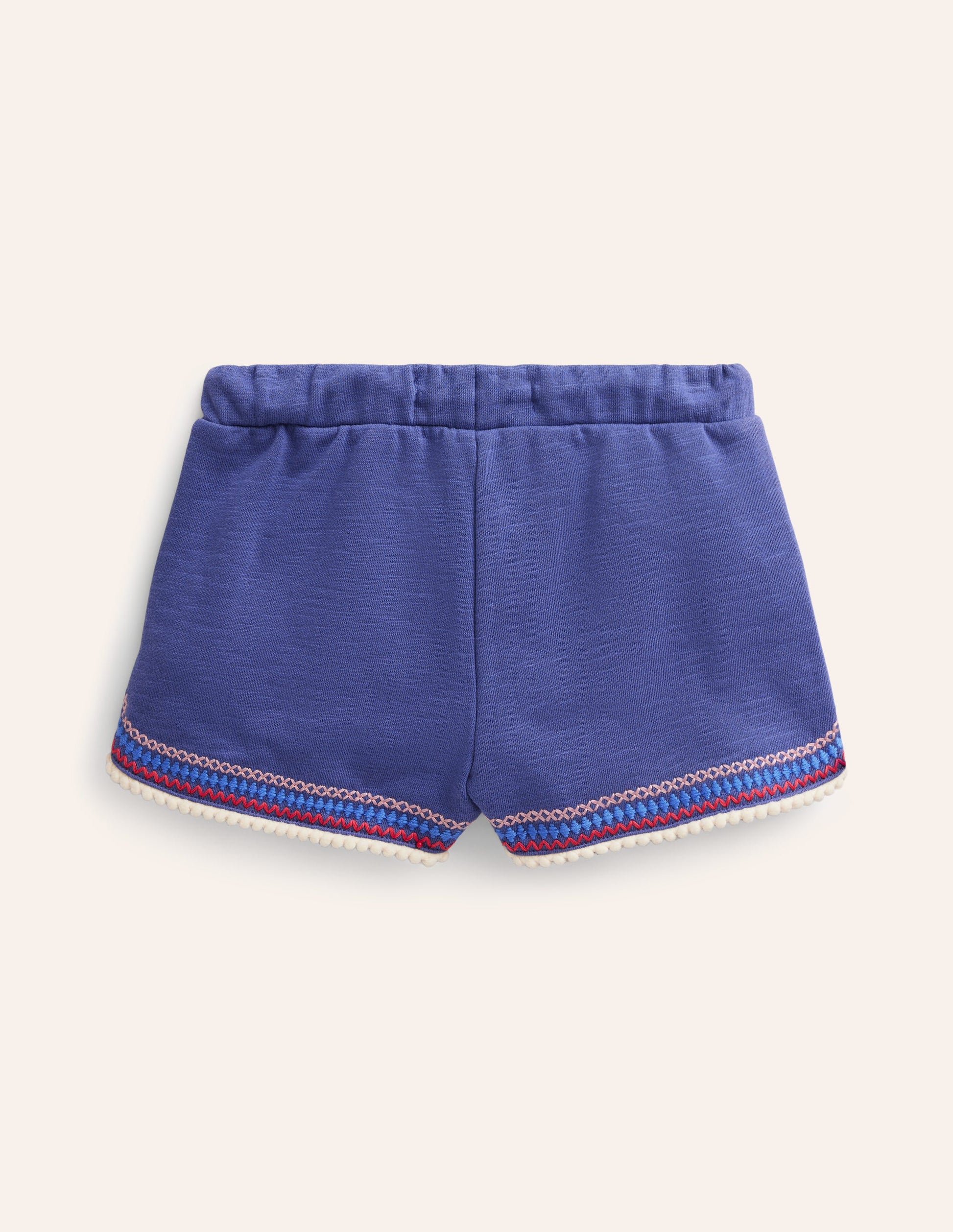 Pom Trim Jersey Shorts-Soft Starboard-2