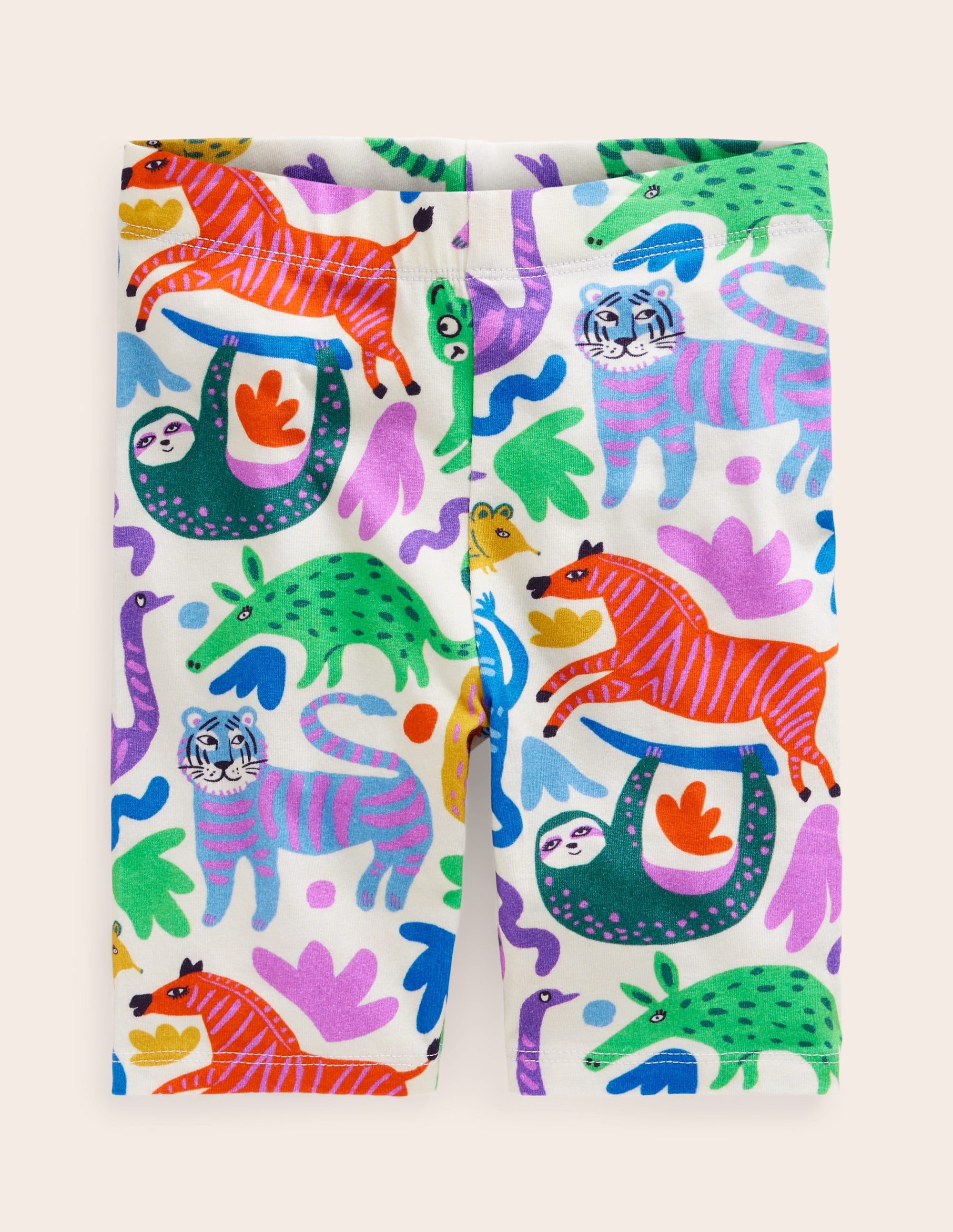 Cycling Shorts-Multi Safari Friends - Image 1