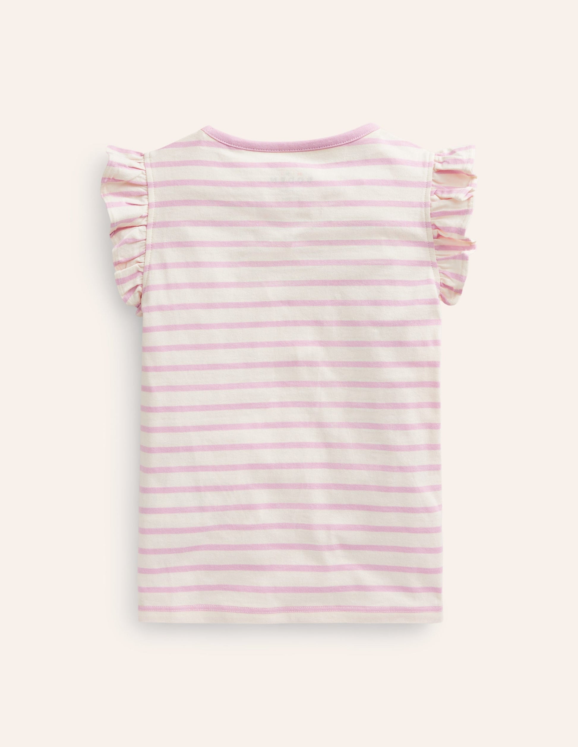Flutter Short Sleeve T-Shirt-Sugared Almond/Vanilla Pod-2