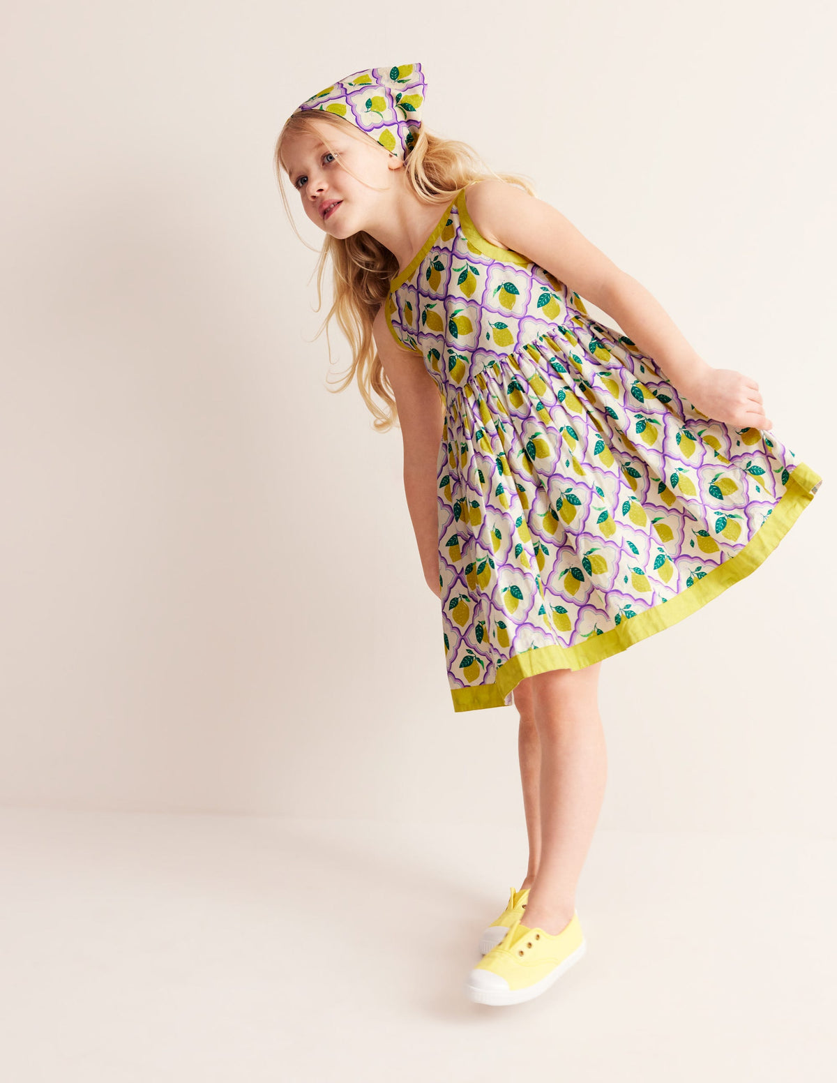 Back Detail Dress-Lavender Lemon Grove - Image 1