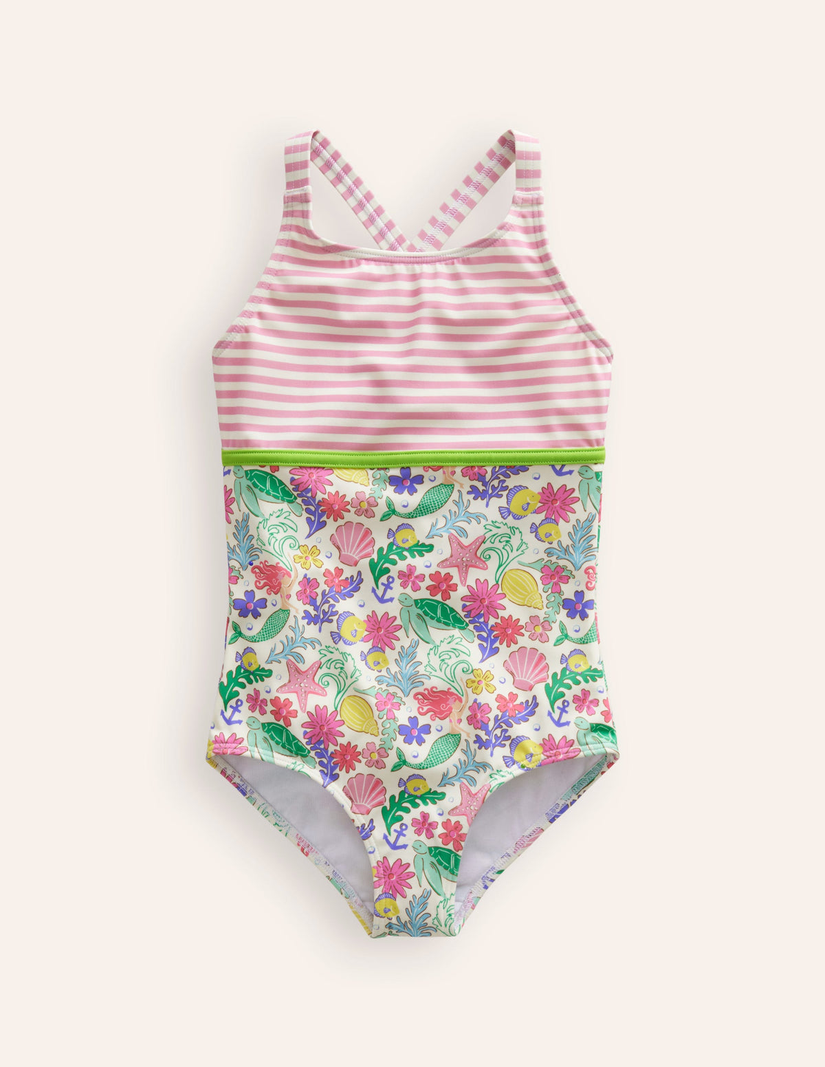 Hotchpotch Swimsuit-Multi Mermaid Ditsy - Image 1