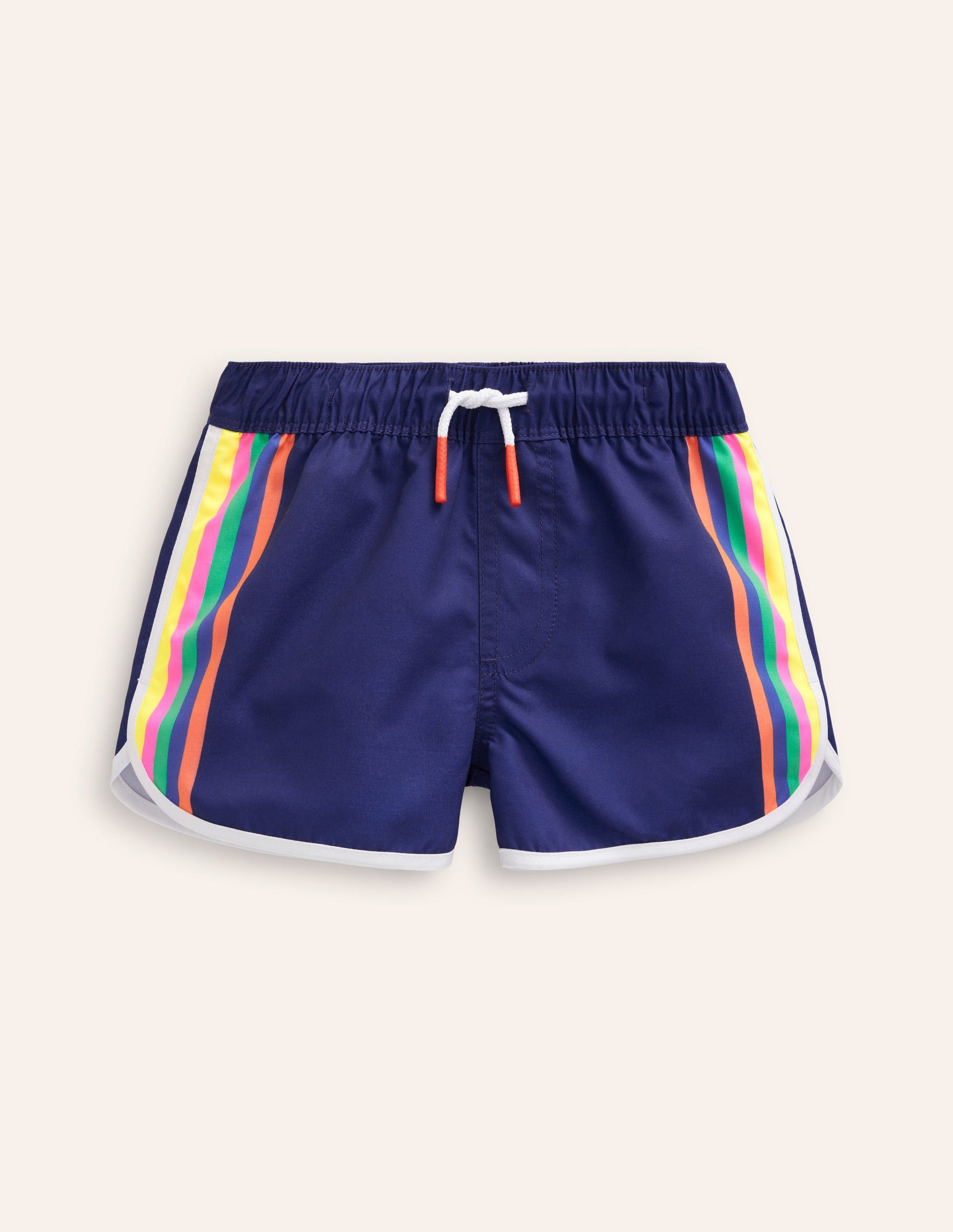 Surf Shorts-Navy Multi Stripe-1