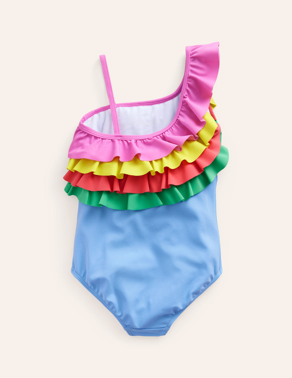 One Shoulder Multi Swimsuit-Surf Blue - Image 2