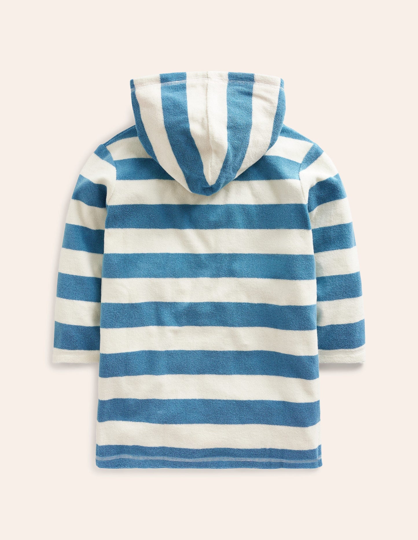 Appliqué Towelling Throw-On-Aqua Blue/ Ivory Dolphin