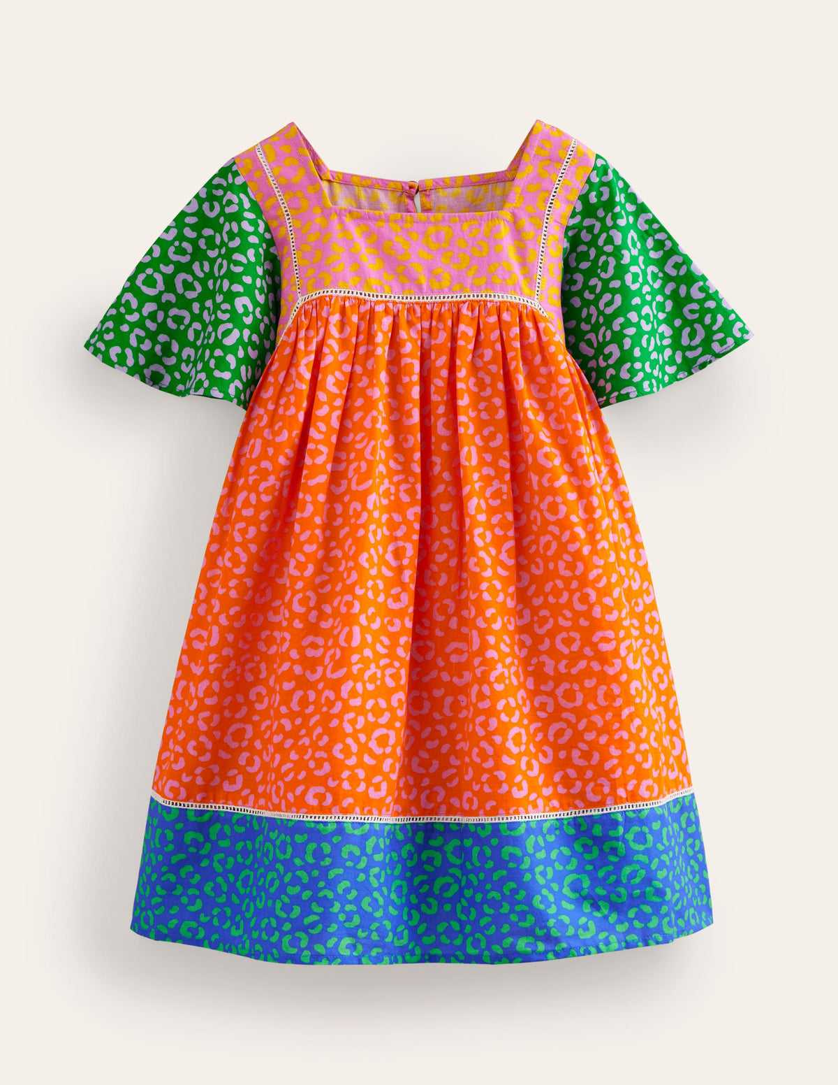 Lightweight Holiday Dress-Multi Leopard Print-1