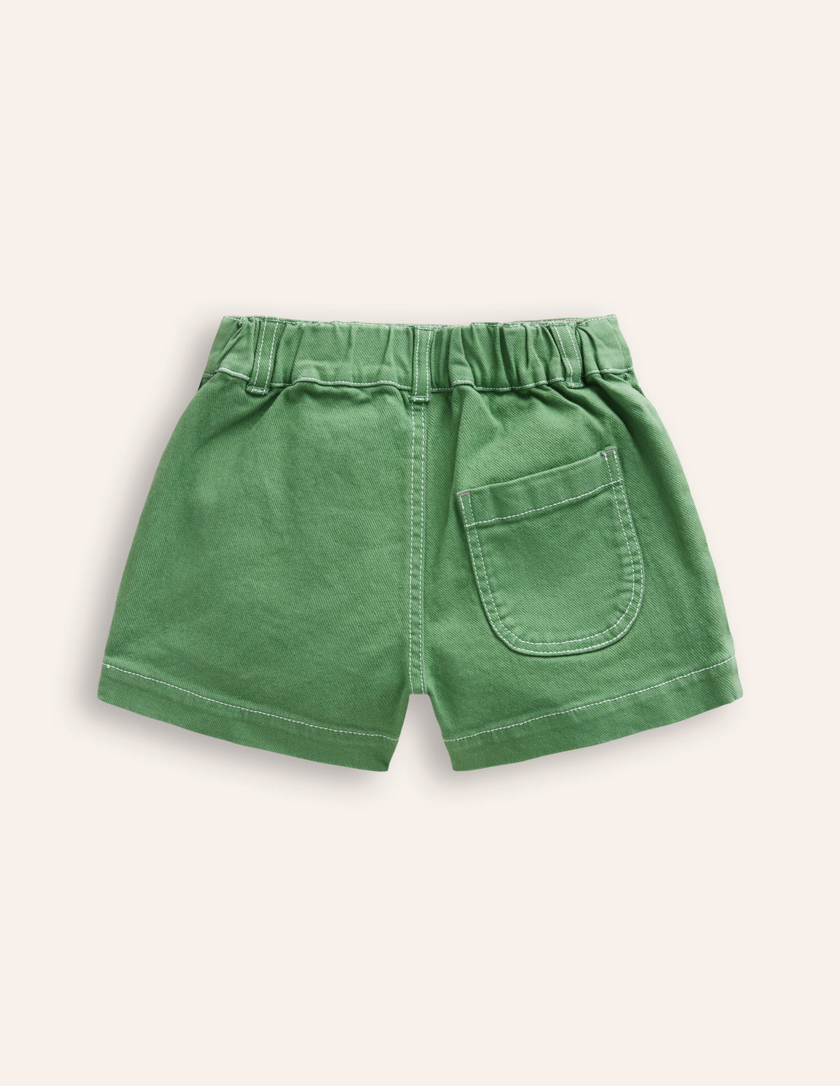 High Waisted Shorts-Shamrock Green - Image 2