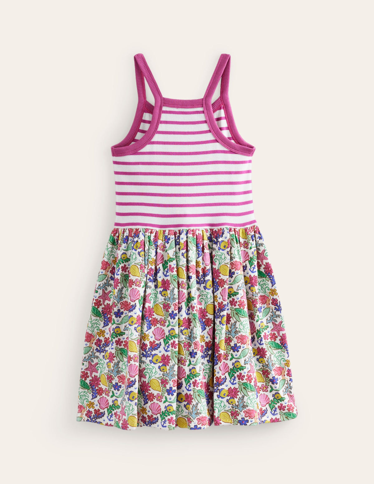 Strappy Hotchpotch Dress-Multi Mermaid Ditsy - Image 2