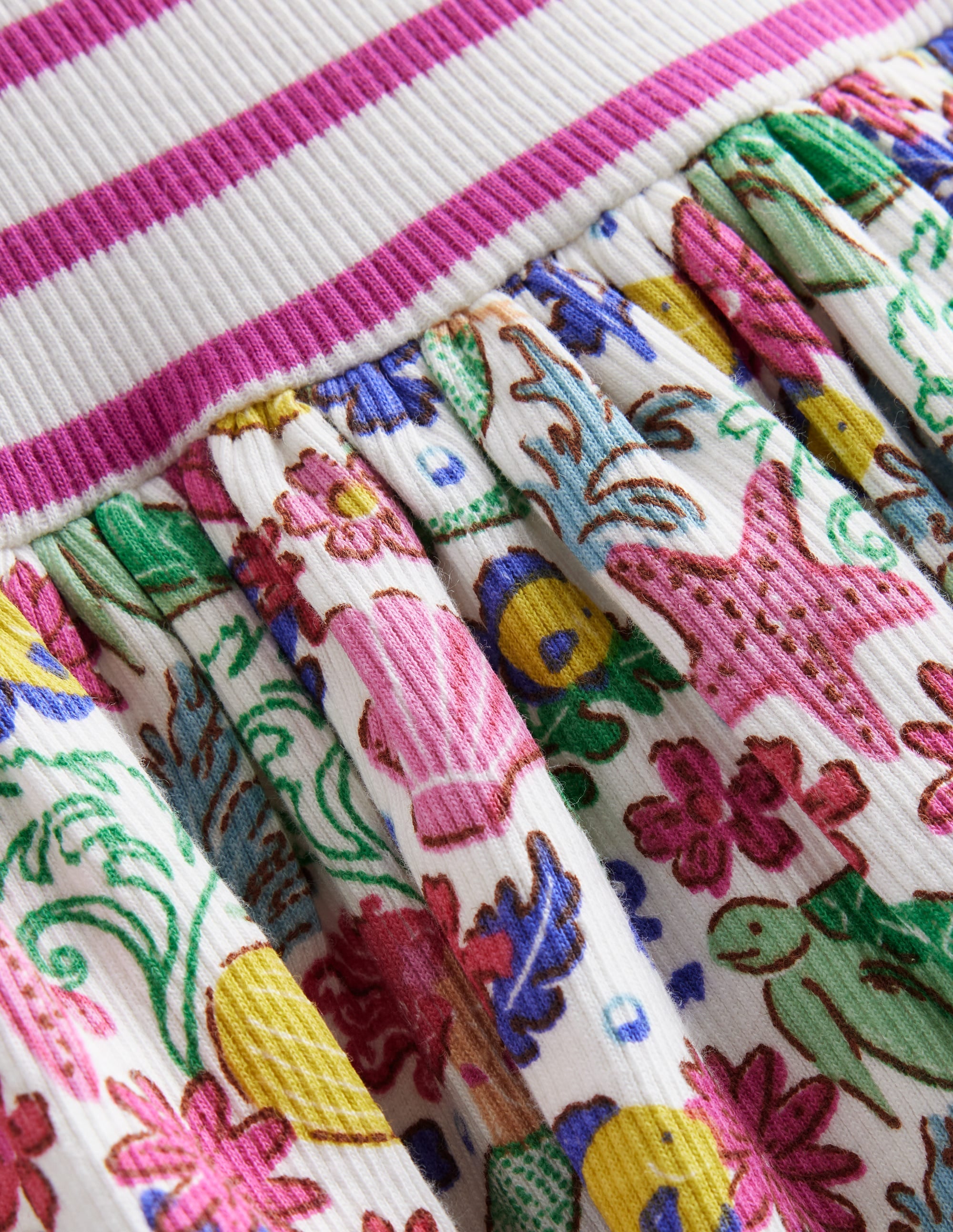 Strappy Hotchpotch Dress-Multi Mermaid Ditsy - Image 3