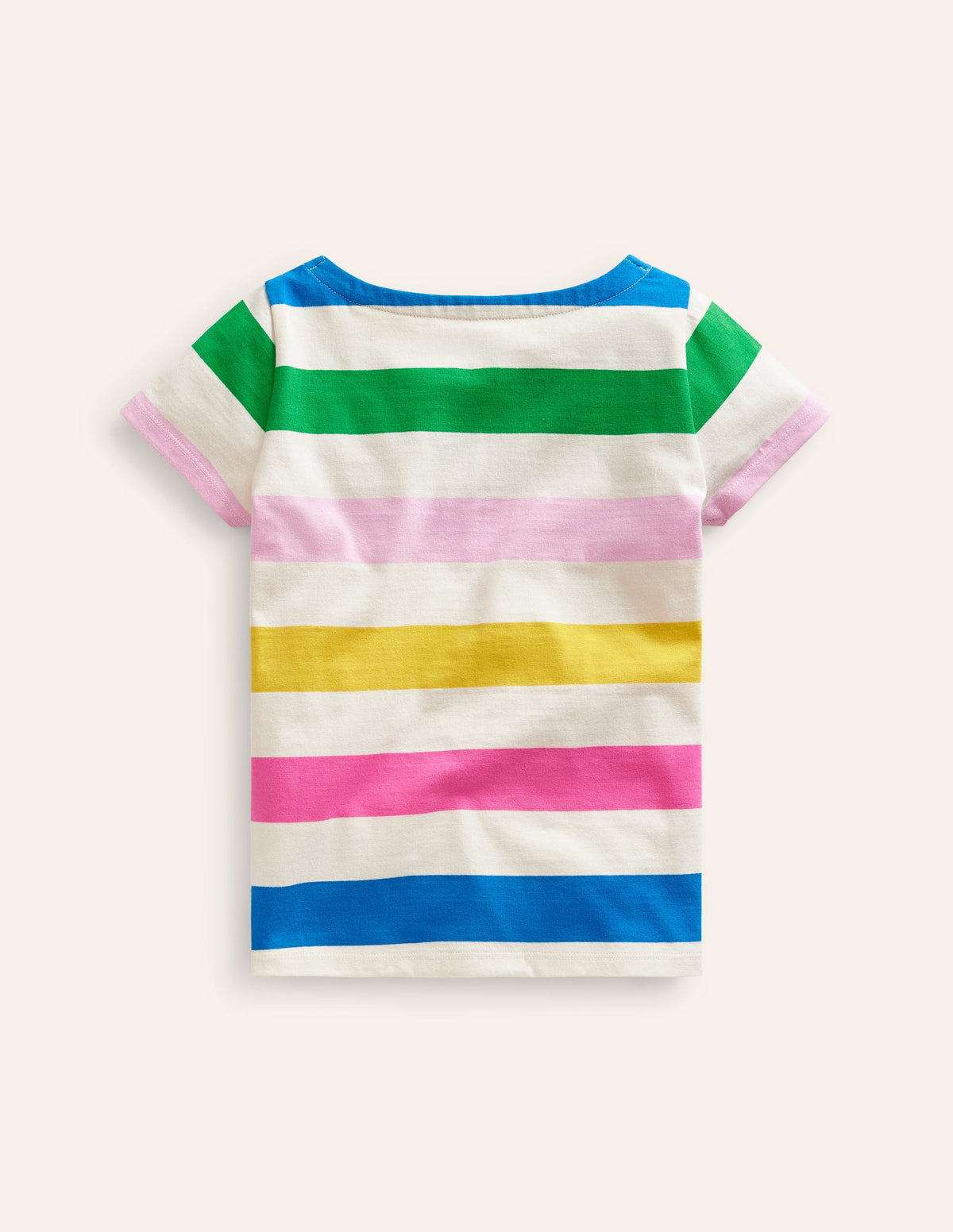 Short Sleeve Breton-Multi Stripe-2