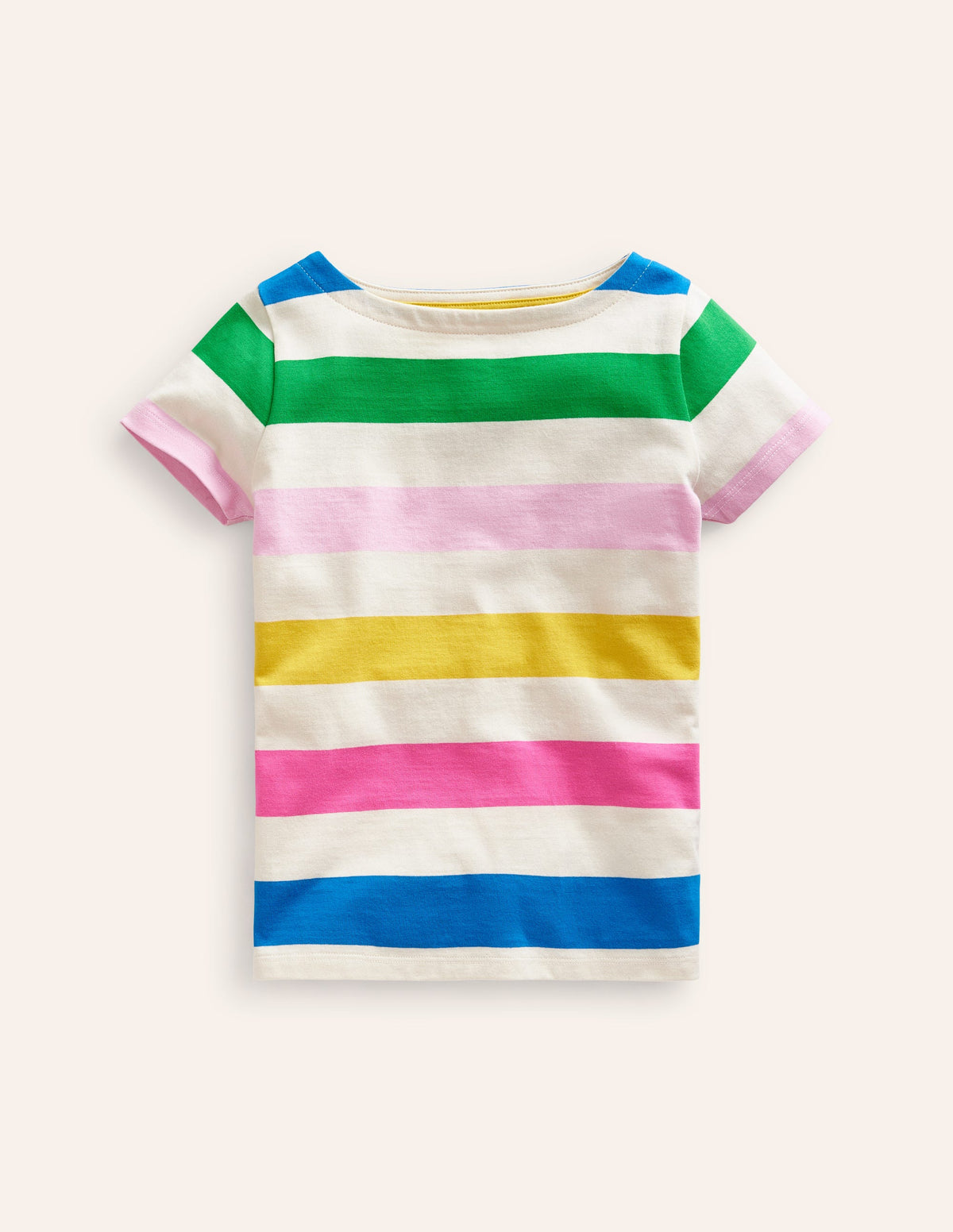 Short Sleeve Breton-Multi Stripe - Image 1