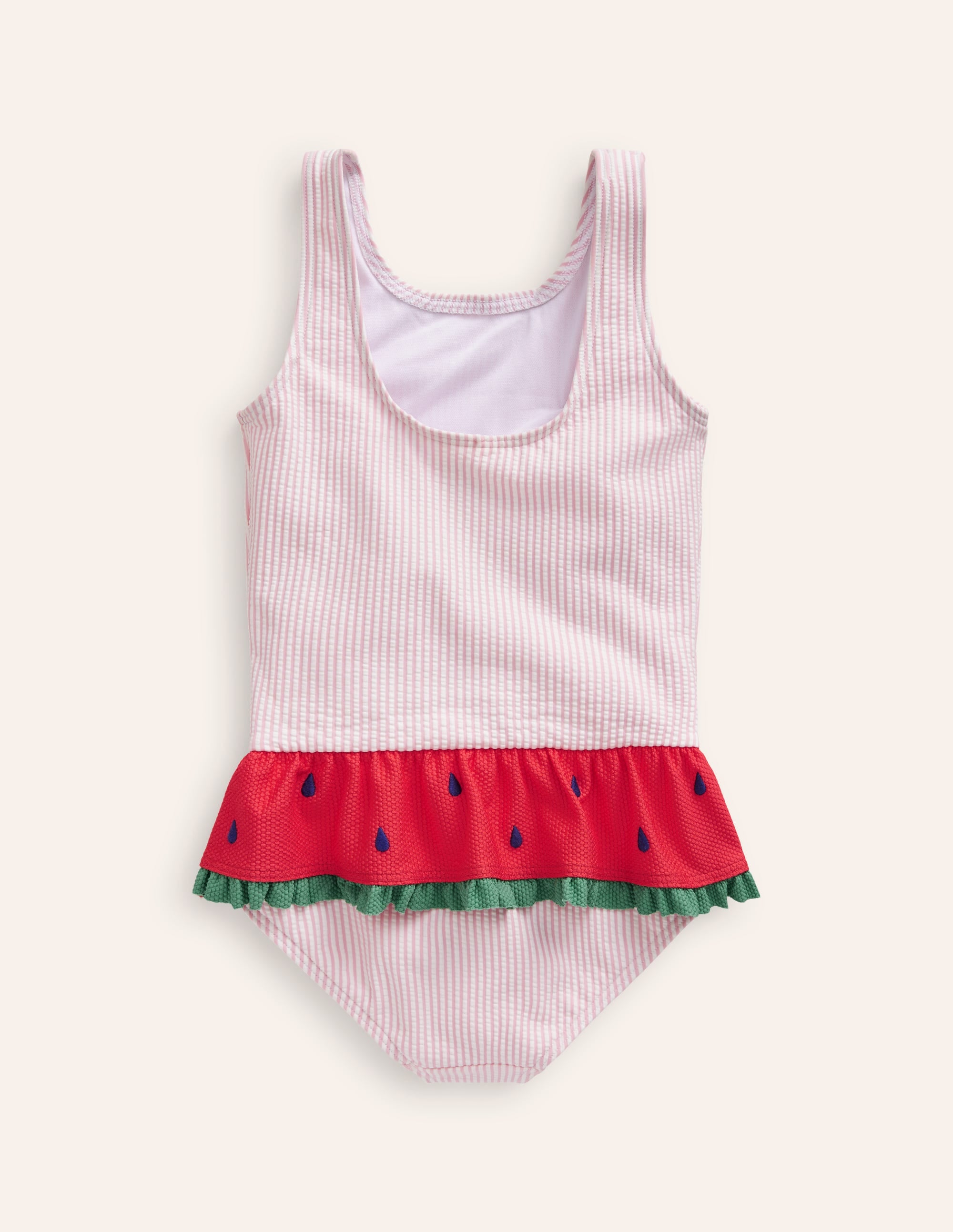 Peplum Swimsuit-Blooming Pink/ Vanilla Pod - Image 2