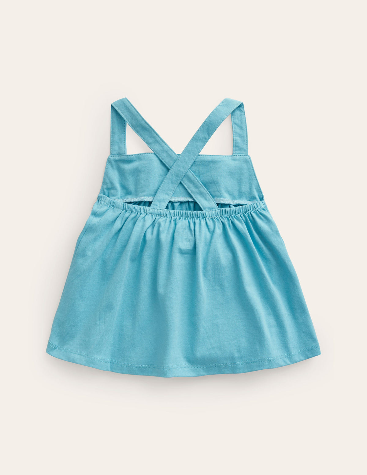 Embroidered Jersey Vest-Corsica Blue-2