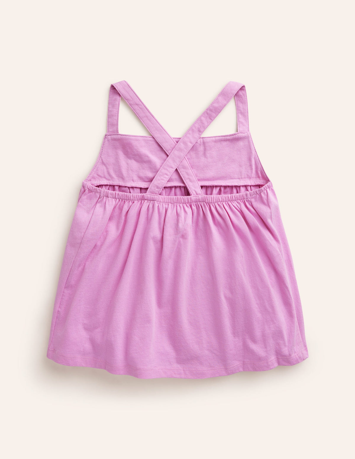 Embroidered Jersey Vest-Cosmos Pink - Image 2