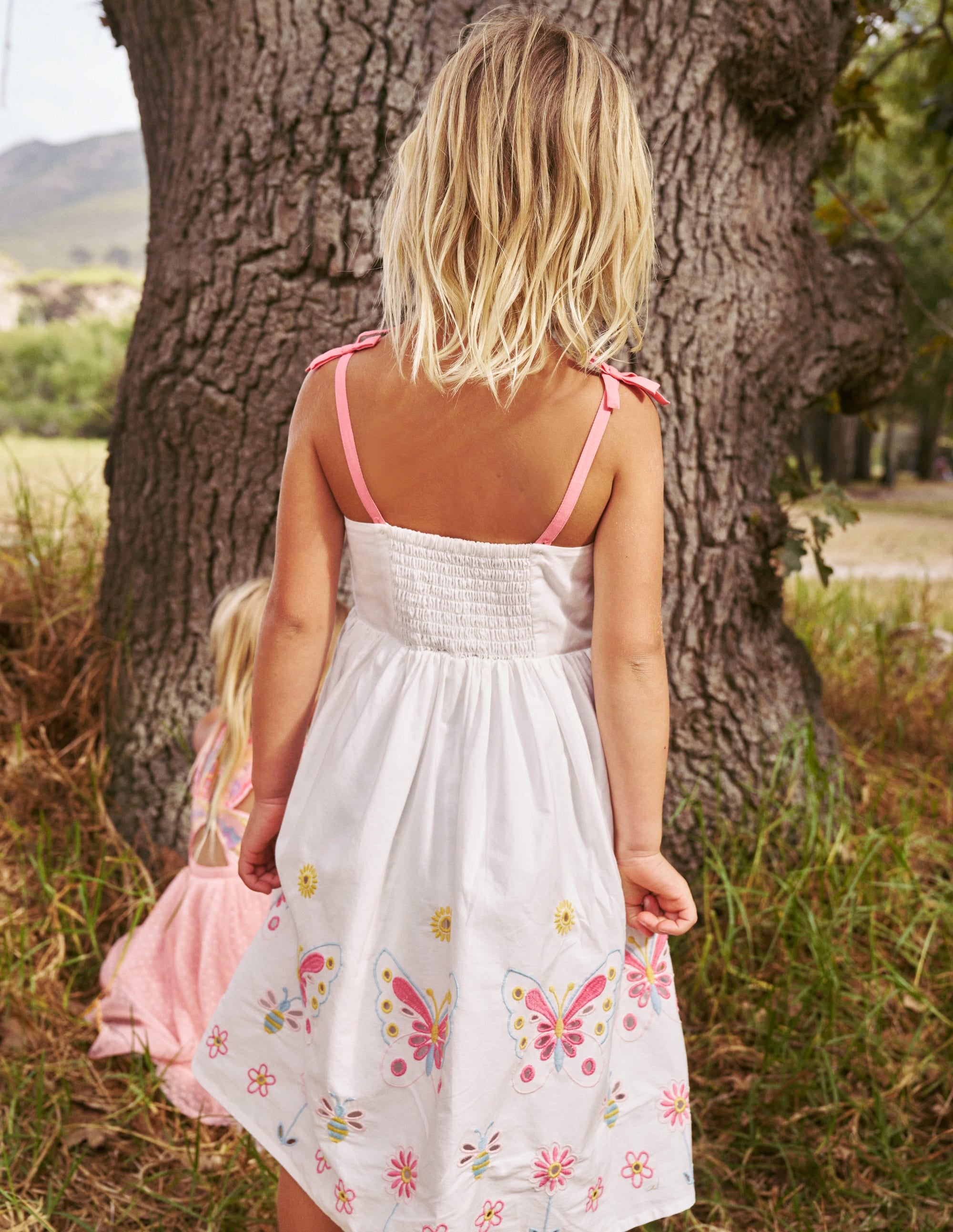 Broderie Butterflies Dress-Vanilla Pod Ivory - Image 5