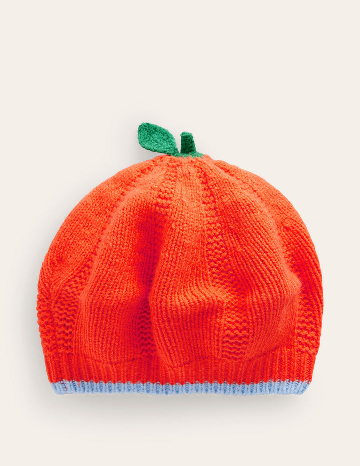 Novelty Beret-Orange Pumpkin
