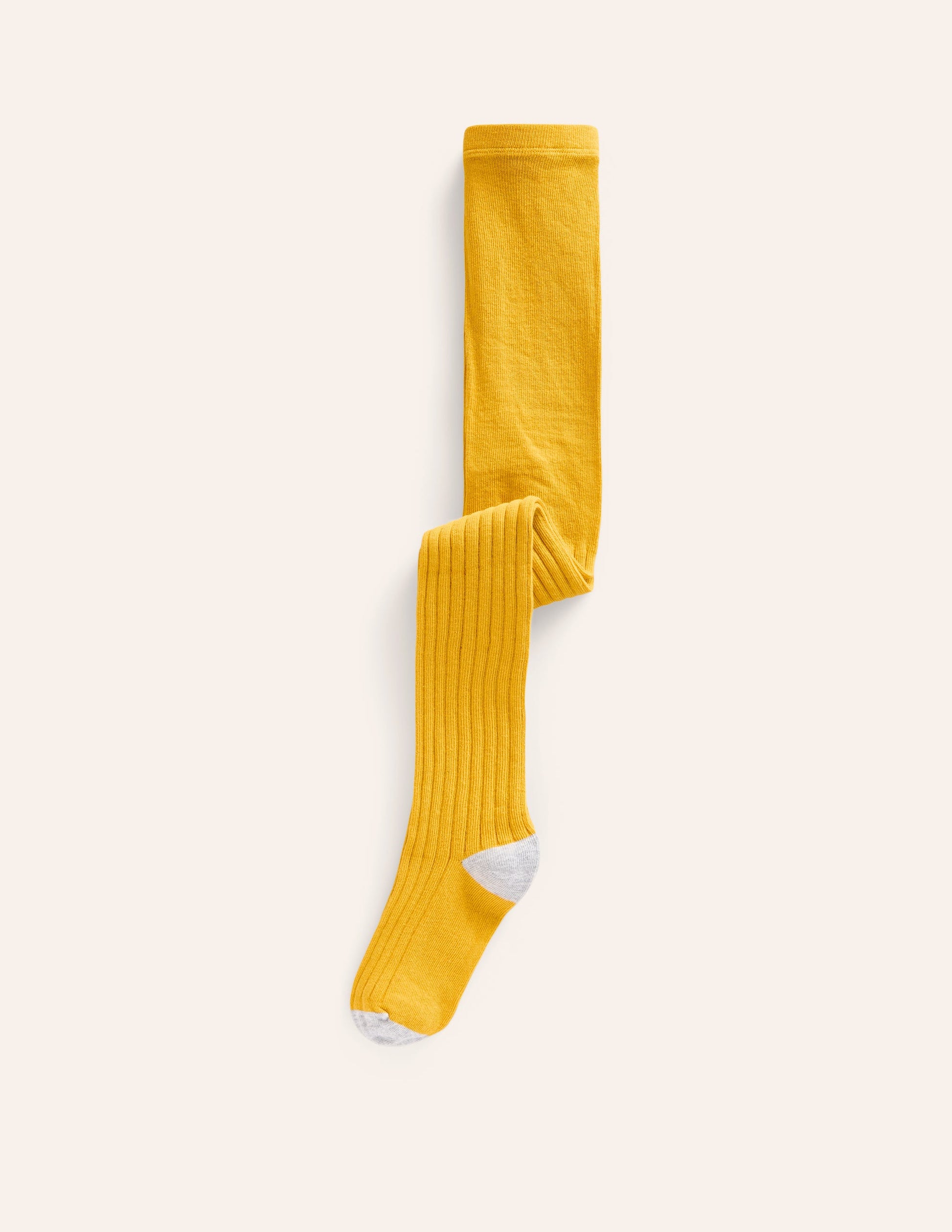 Ribbed Tights-Honey Yellow-1