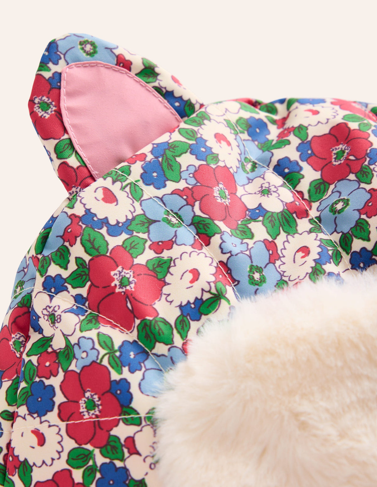 Trapper Hat-Glacier Blue Floral - Image 2