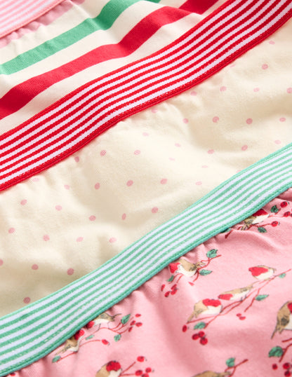 3-Pack Pants-Pink Robins-3