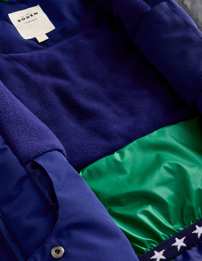 All-Weather Waterproof Coat-Rainbow Stripe-4