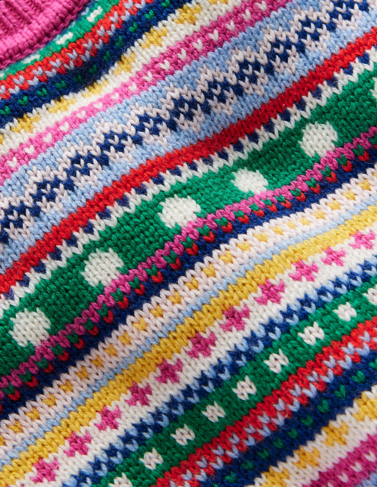 Eleanor Fair Isle Jumper-Multi Texture-7