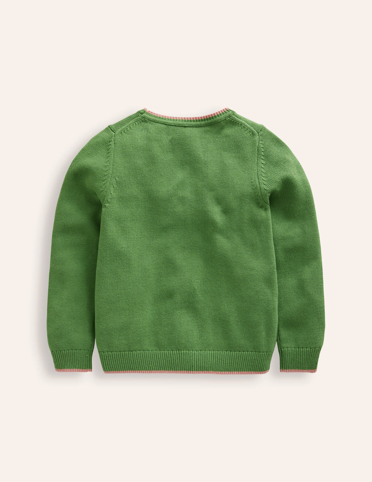 Fun Logo Jumper-Leaf Green Mouse-2
