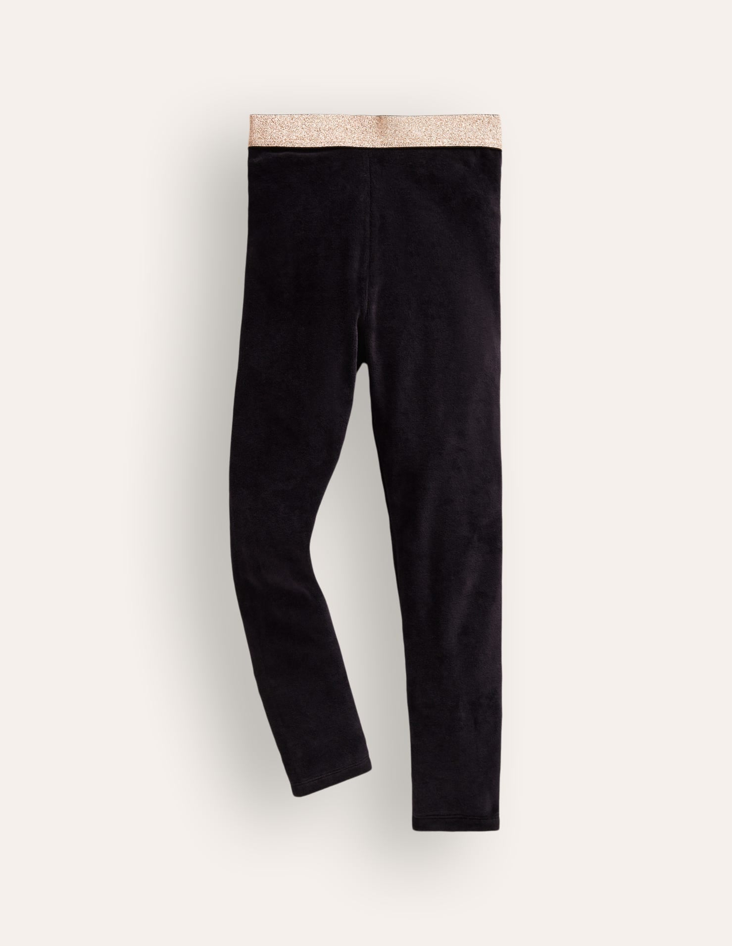 Velvet Leggings-Black-1