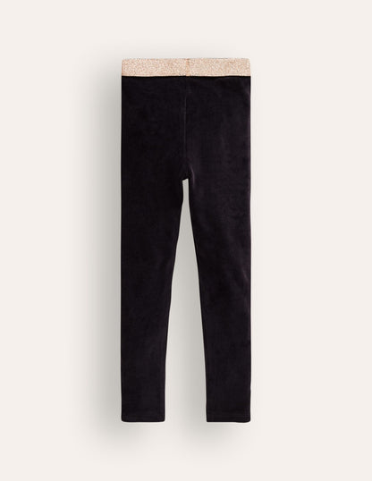 Velvet Leggings-Black-2