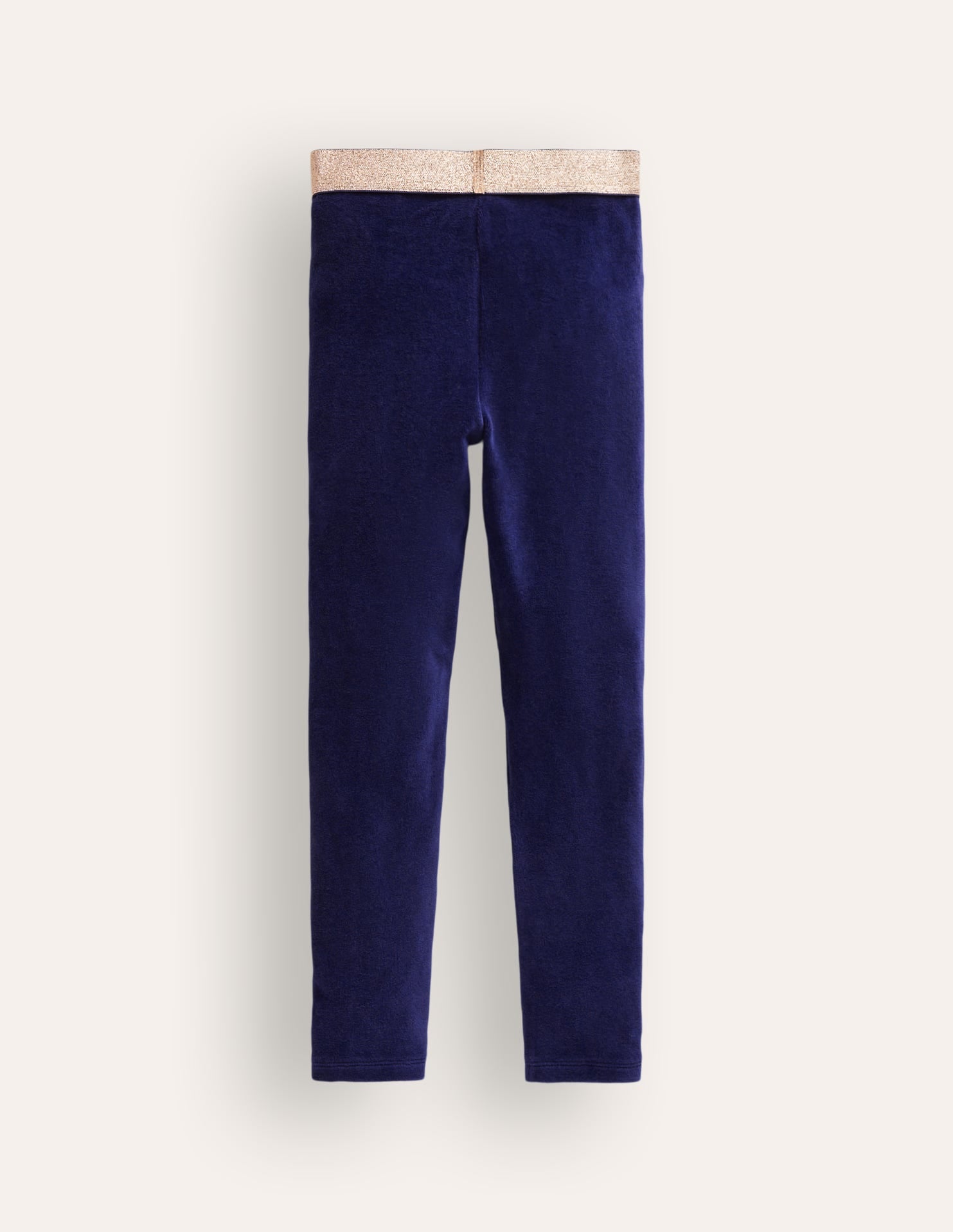 Velvet Leggings-College Navy - Image 2