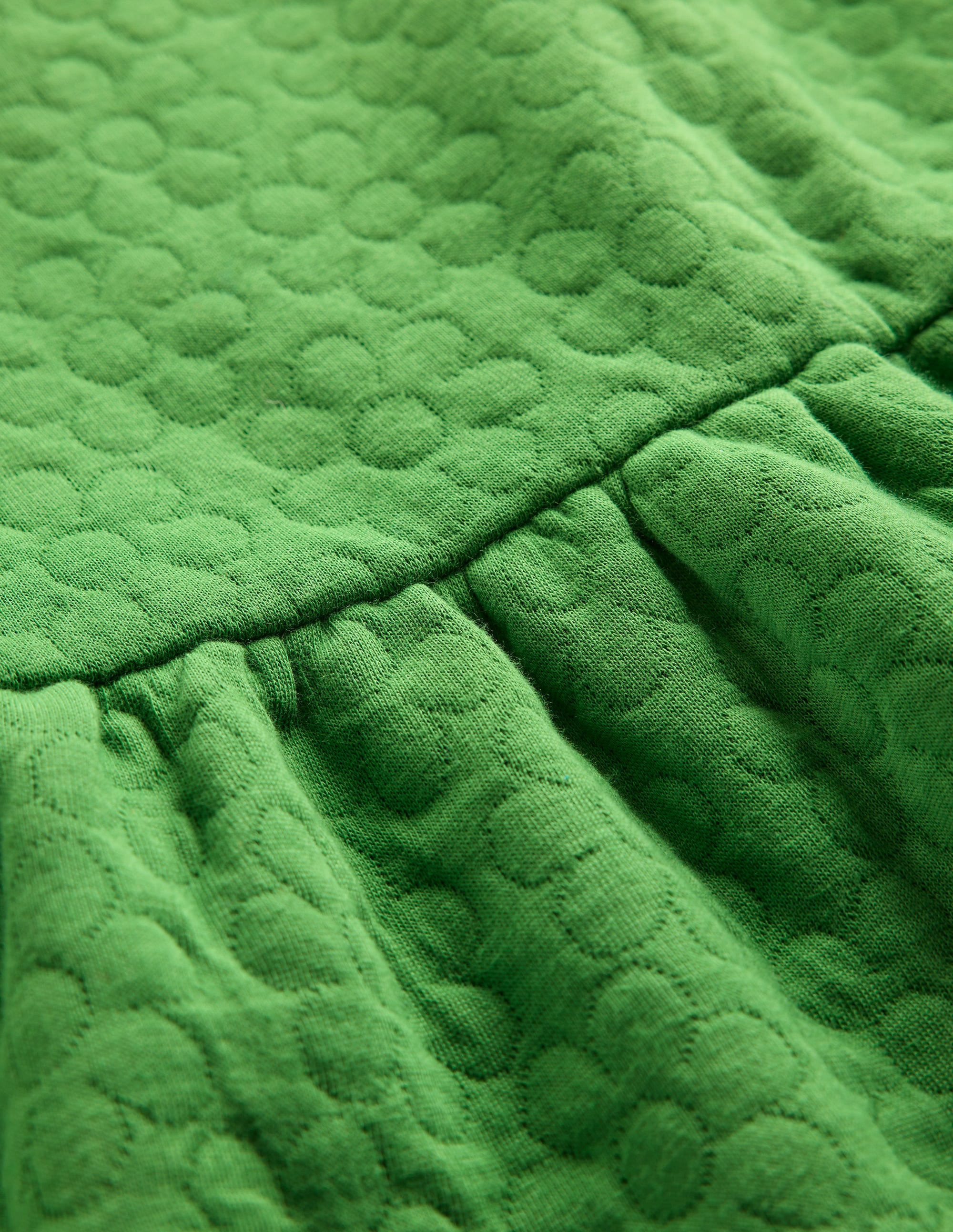 Flower Jacquard Sweat Dress-Mint Green - Image 3