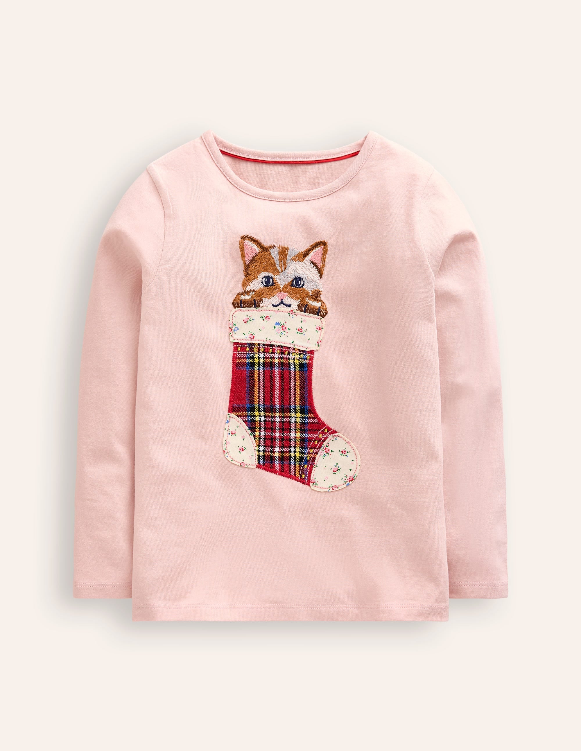 Superstitch T-Shirt-Chalk Pink Cat - Image 5