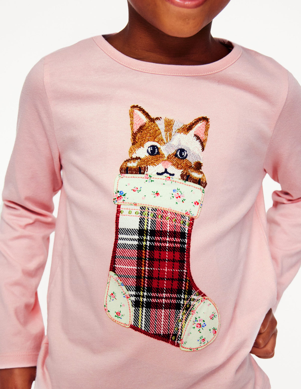 Superstitch T-Shirt-Chalk Pink Cat-3
