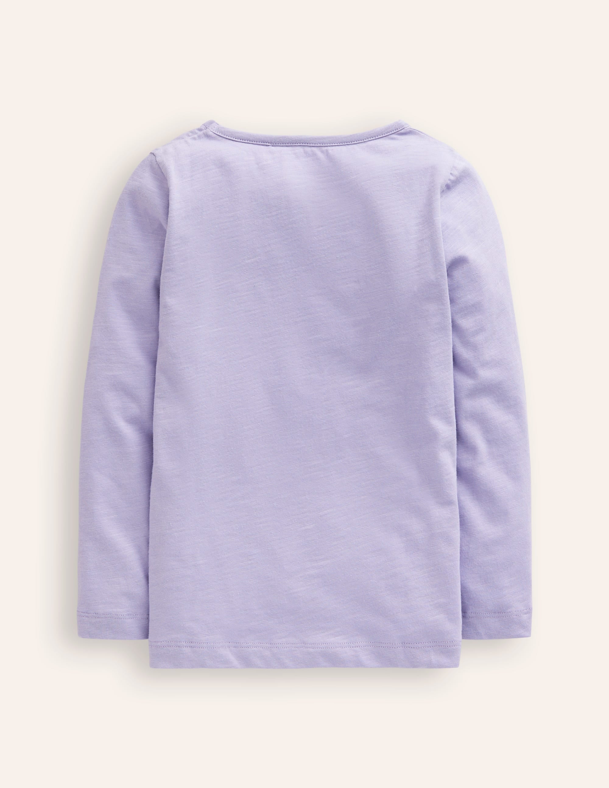 Printed Graphic T-Shirt-Misty Lavendar Horses - Image 2