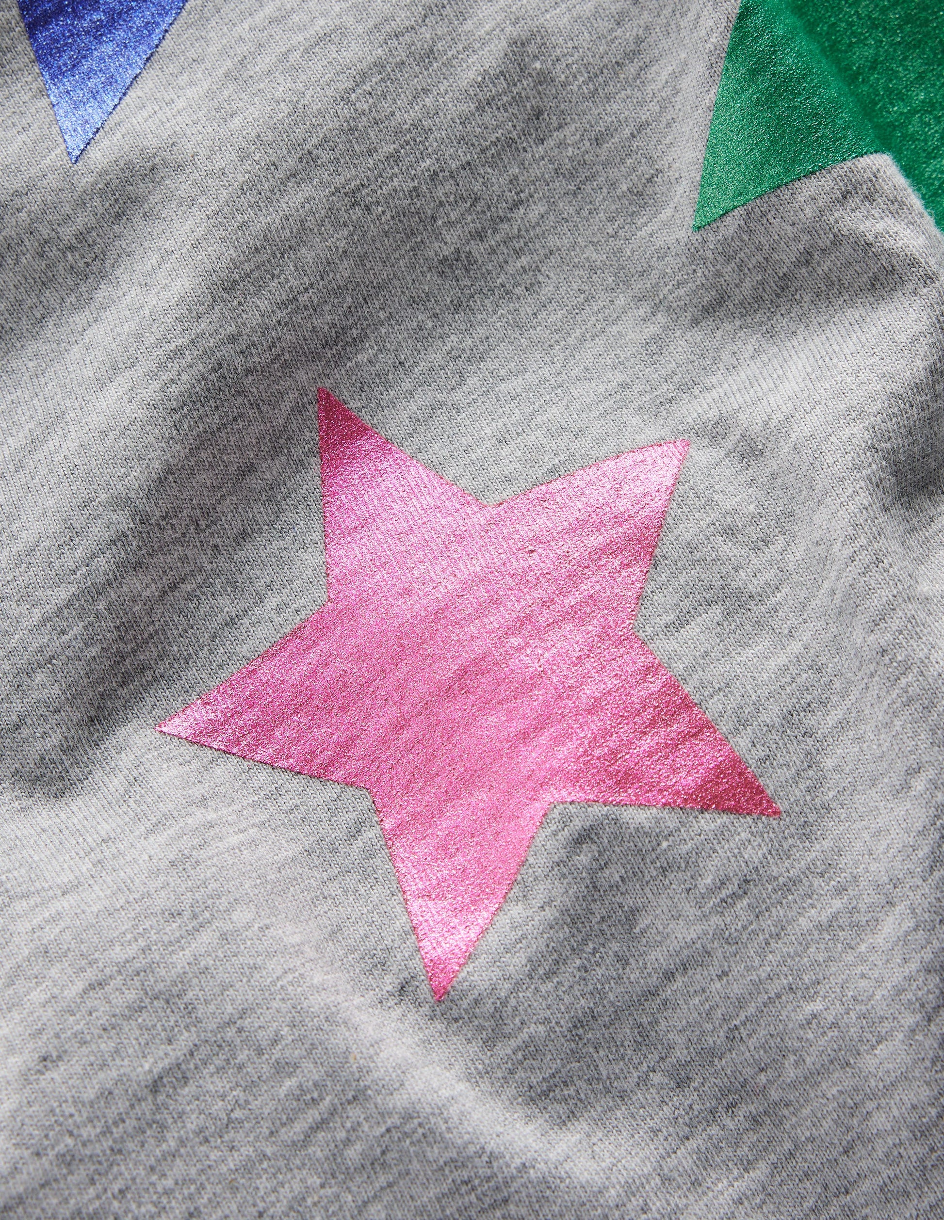 Colourblock Raglan T-shirt-College Navy/Grey Marl Stars-3