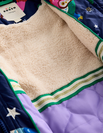 2-in-1 Padded Coat-College Navy Owls-5