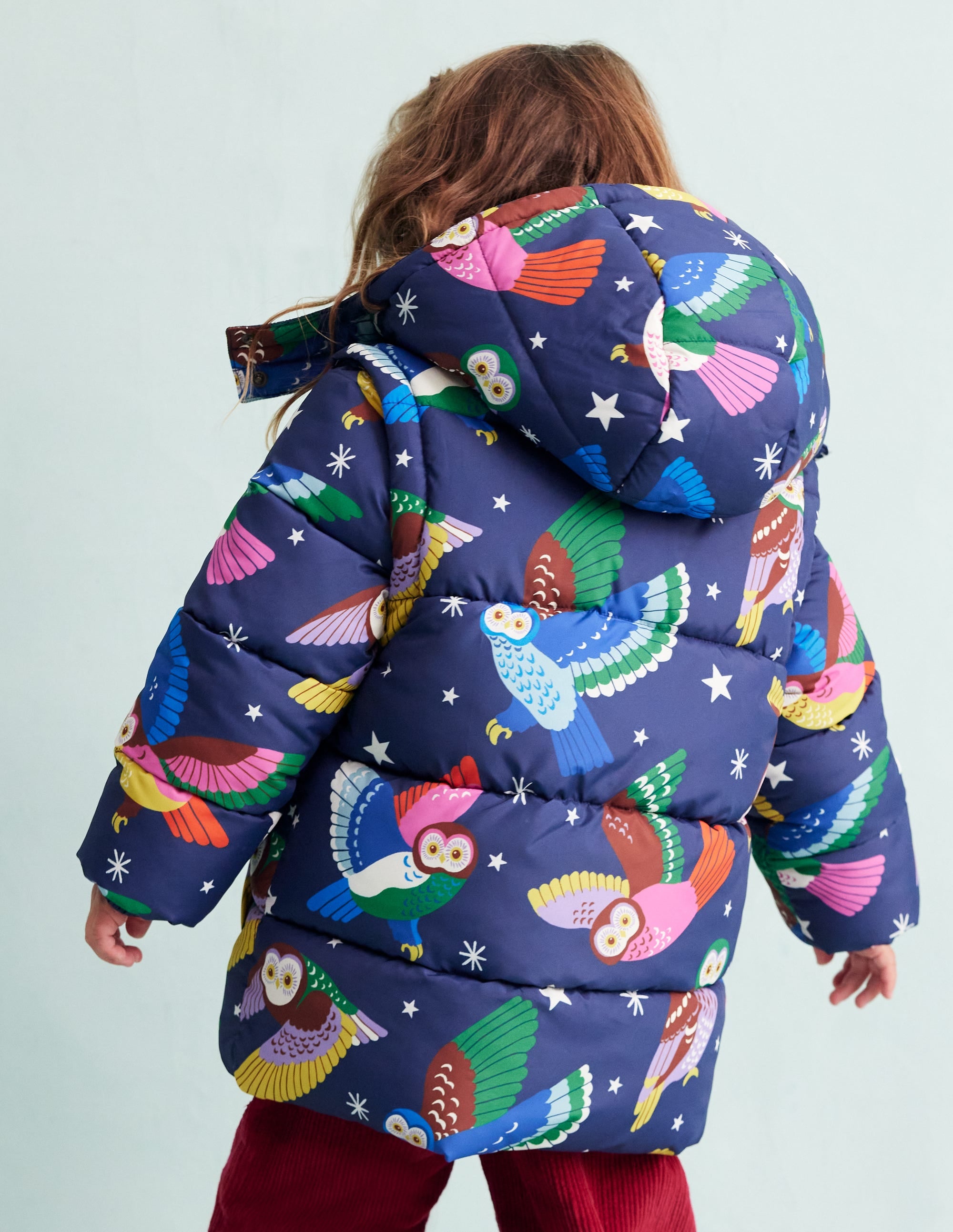2-in-1 Padded Coat-College Navy Owls - Image 8