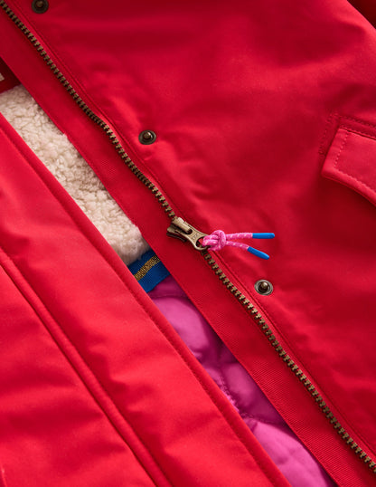Authentic Waterproof Parka-Cherry Tomato Red-3