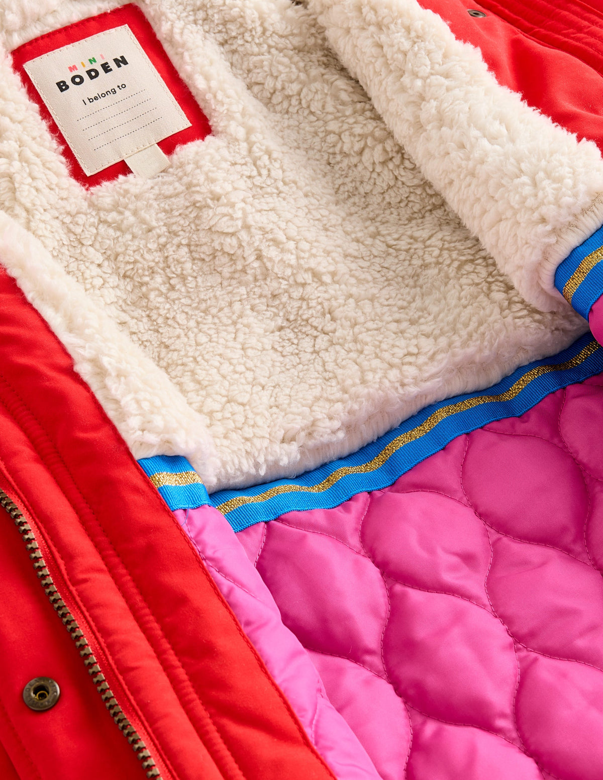 Authentic Waterproof Parka-Cherry Tomato Red - Image 5