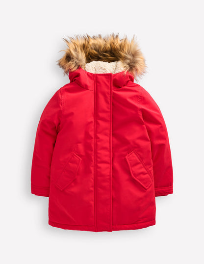 Authentic Waterproof Parka-Cherry Tomato Red-1