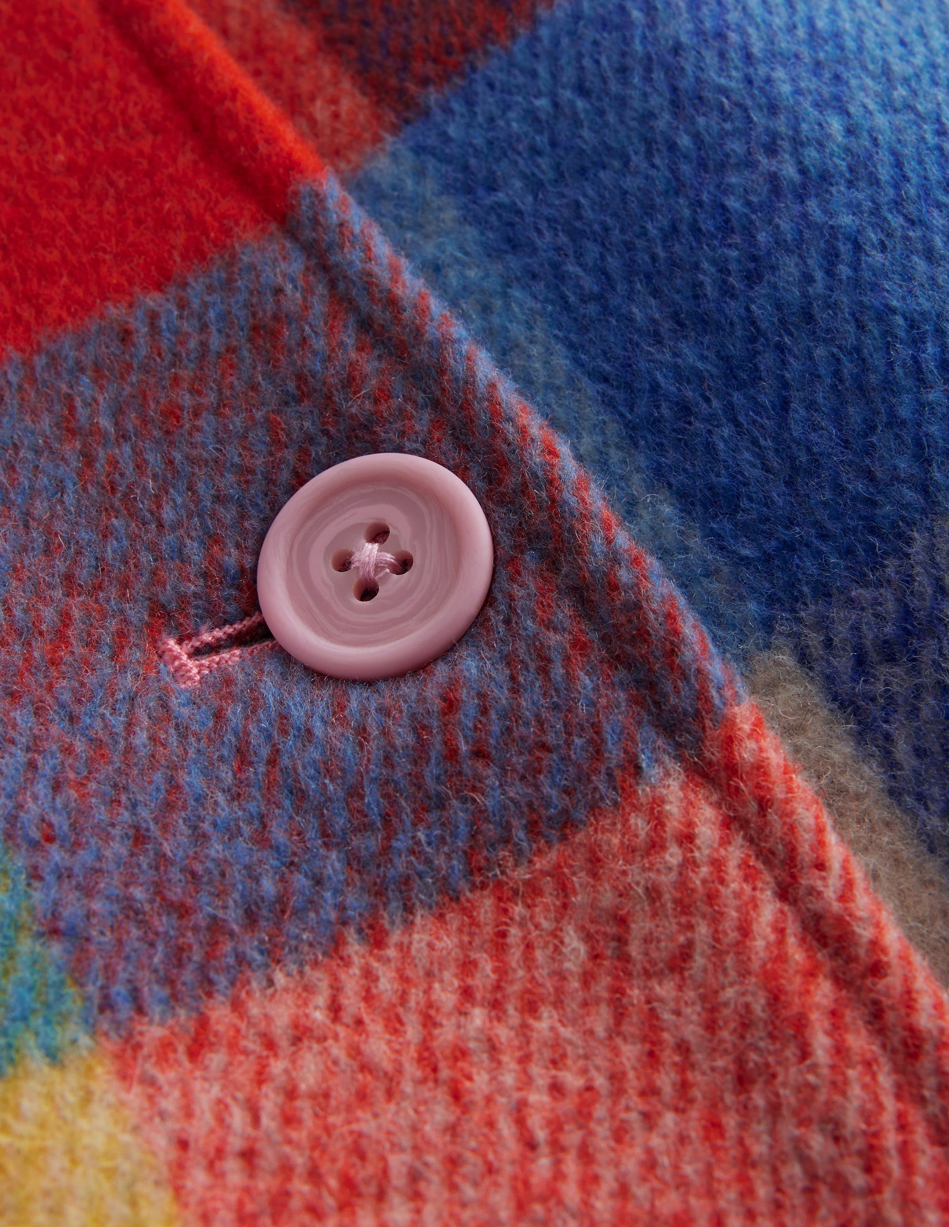 Wonderful Wool Blended Coat-Multi Gingham-6