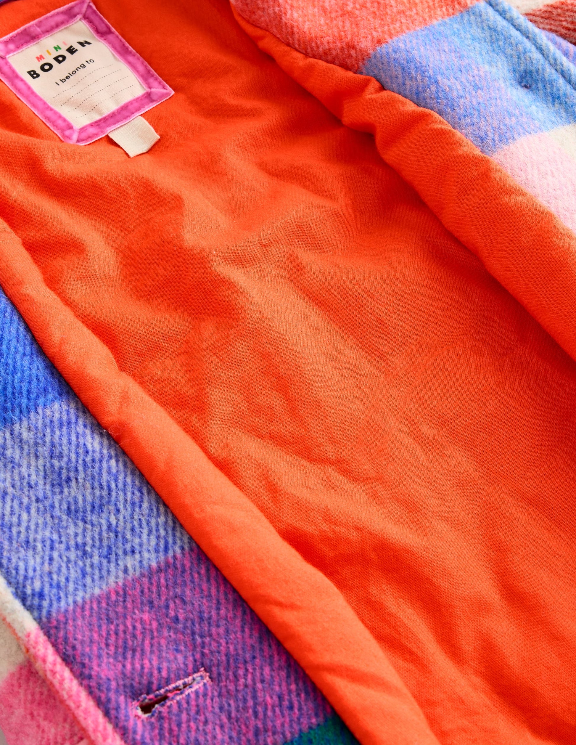 Wonderful Wool Blended Coat-Multi Gingham-8